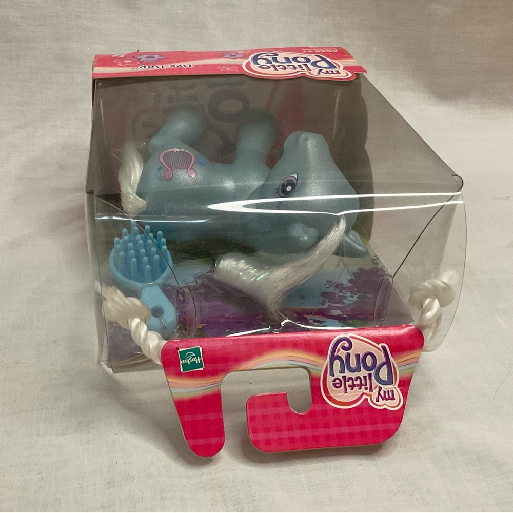 My Little Pony c2003 Bee-Bop New in Box Blue Music Lyre NIB - Picture 7 of 9
